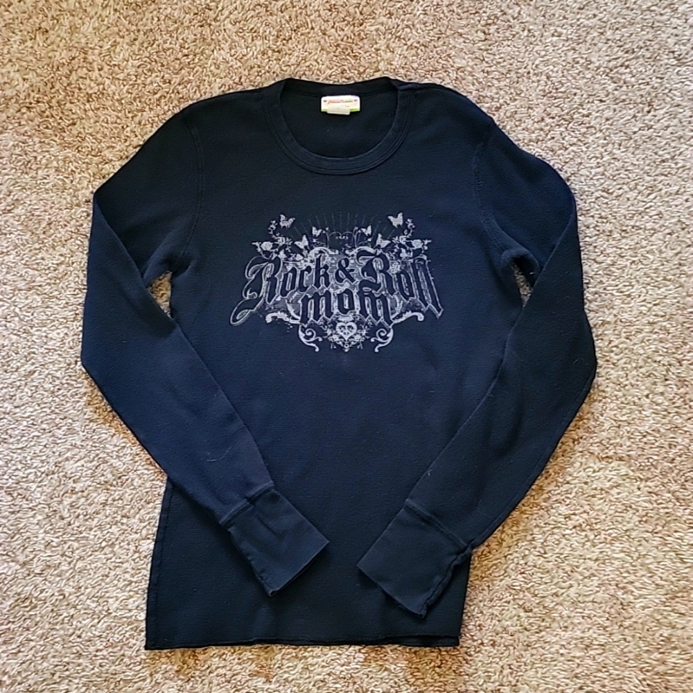 Rock N Roll Mom Long Sleeve Shirt